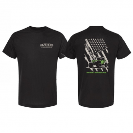 Flag Tee front and back design